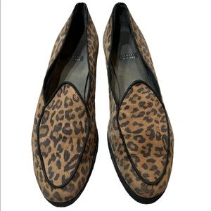 Vintage Leopard Stewart Weitzman Loafers Size 8.5